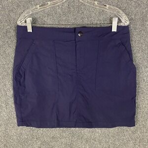 Boston‎ Traders Skort Women's Medium Nylon Blend Blue Adults M